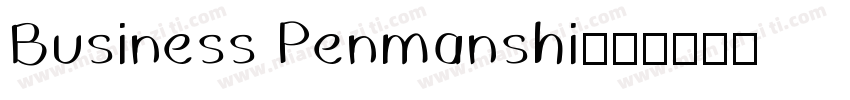 Business Penmanshi字体转换